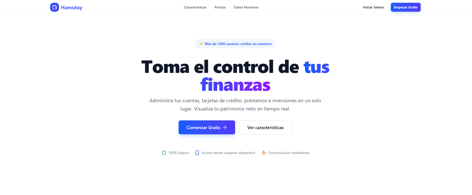Hamuntay - Personal Finance Ecosystem