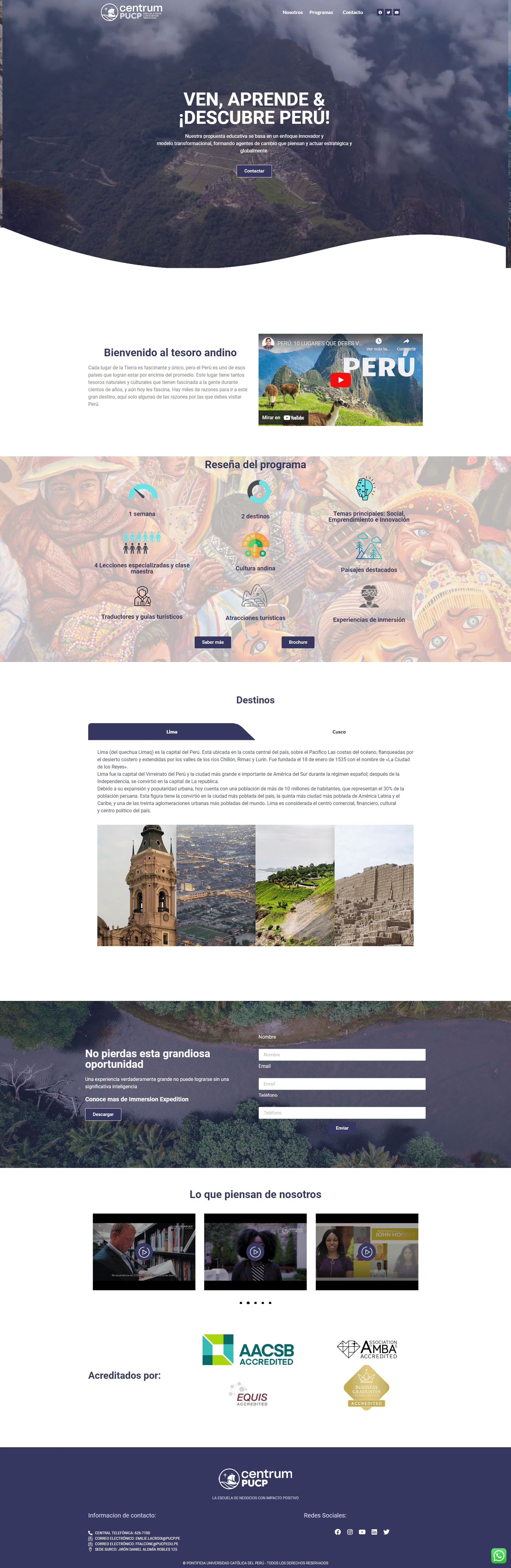 Centrum PUCP international