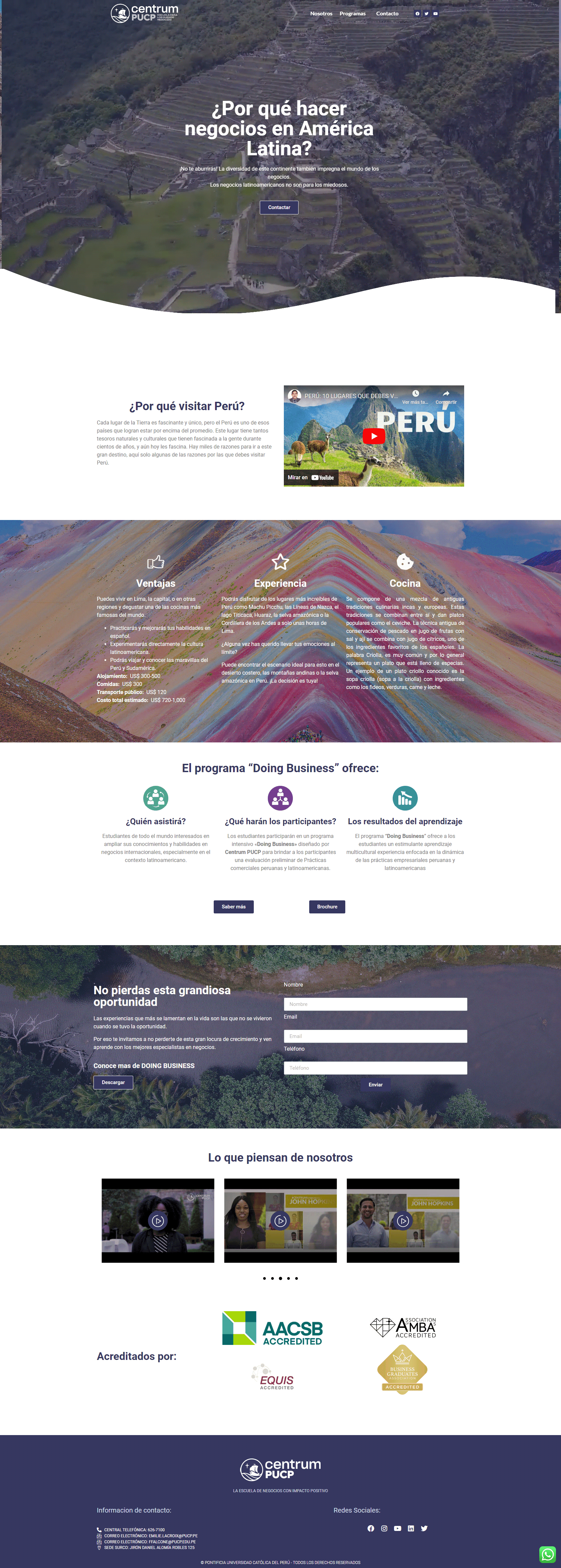 Centrum PUCP international